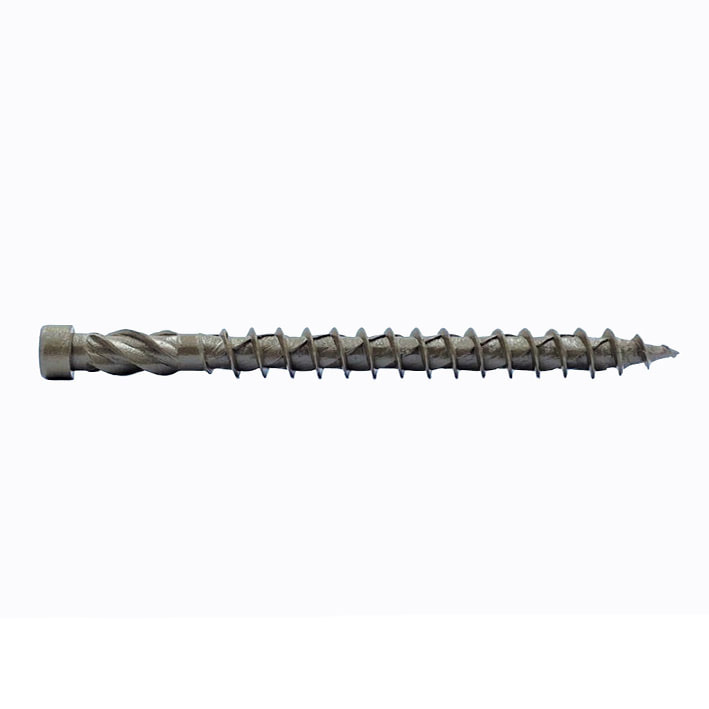 Cylindrical Trim Head, Twister Thread, and Type 17 of Decking Screw