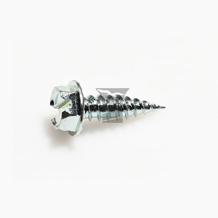 Slotted Head Self Piercing Screw with Sharp Point