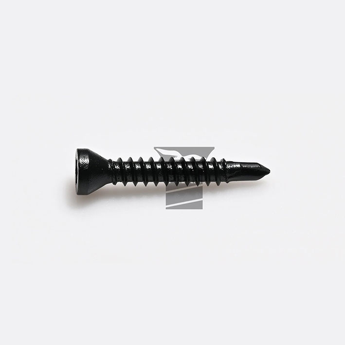 Self-Drilling Screw with Trim Head and Drilling Point