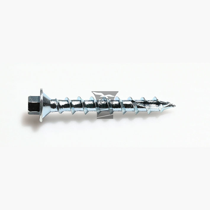 Small Hex Head Roofing Screw with Sharp Point