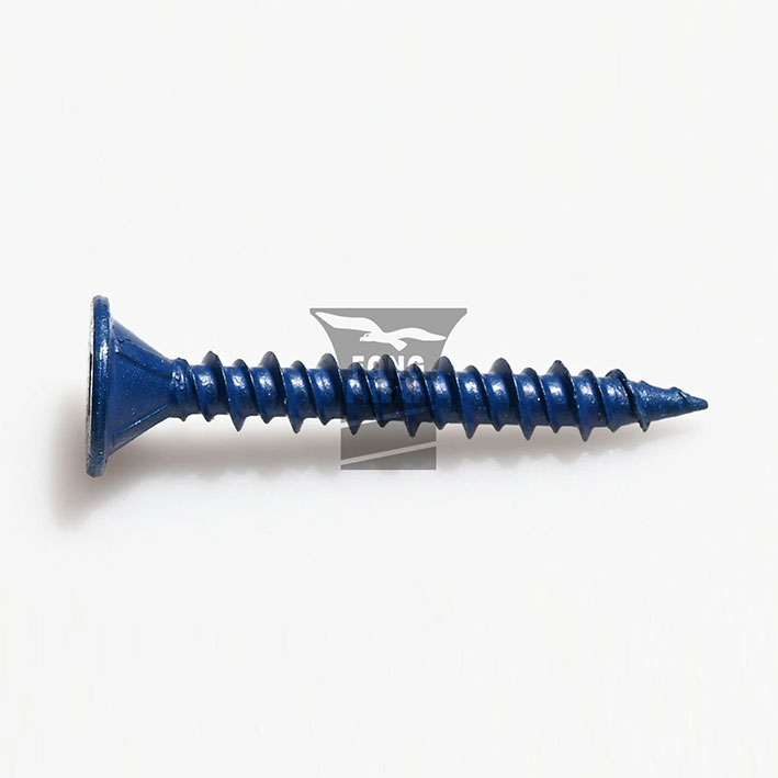 Special Wafer Head Screw, Ribs Under Head Screw, Hi-Lo Thread Concrete Screw